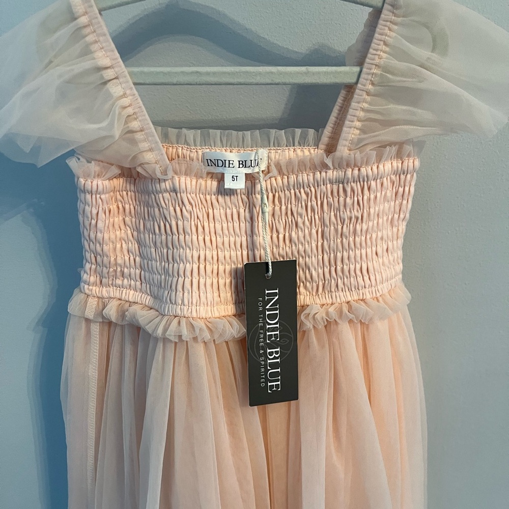 Peach Kids Dress